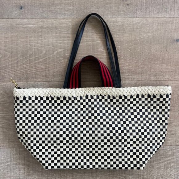 Clave V. Leather Bateau Tote - Picture 3 of 4